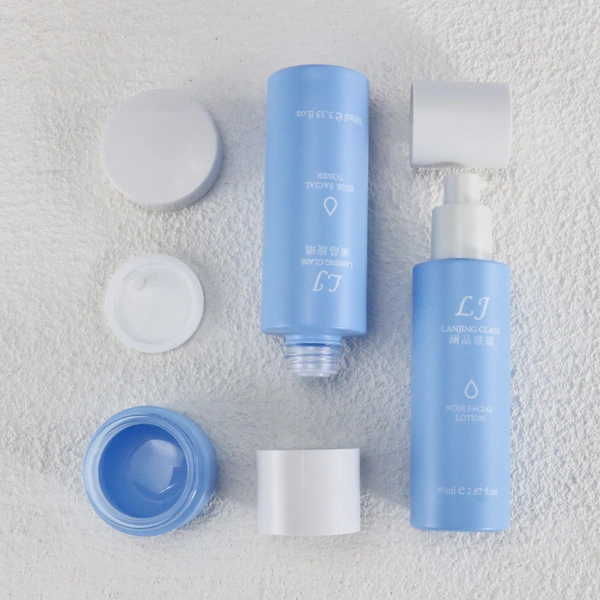 Cosmetic Packaging Perfum Serum  Lotion Glass Bottles and Jars