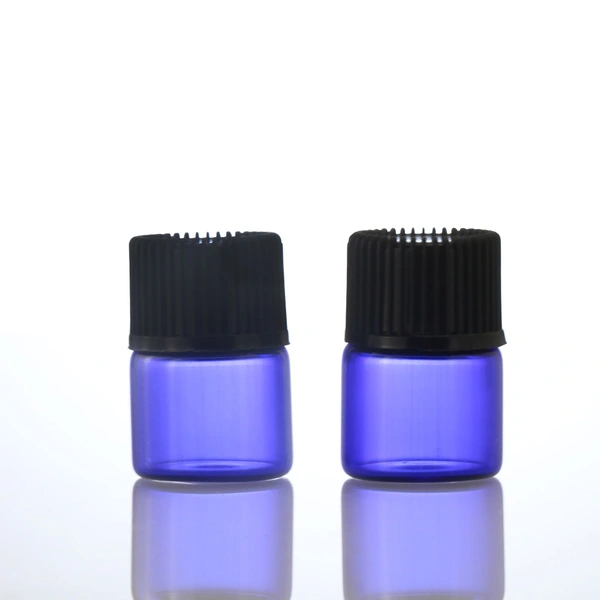 1ml green glass dropper bottle/vials for essential oil/perfume