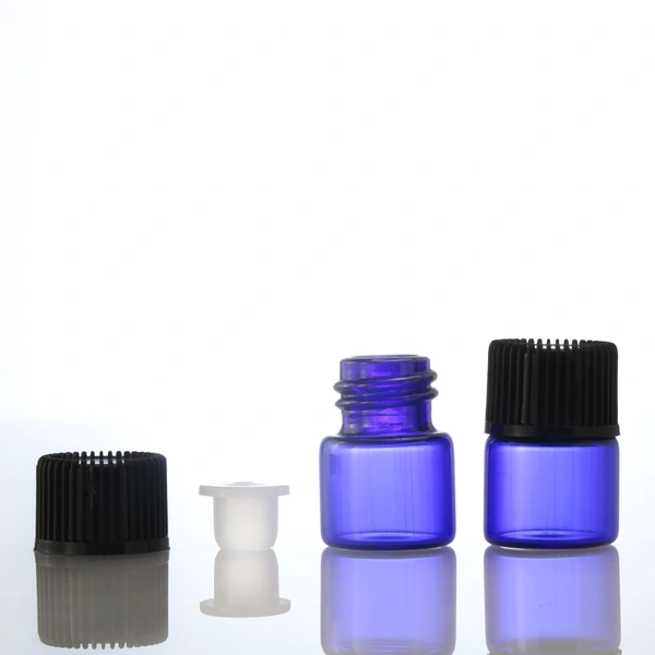essential oil sample 1ml glass bottles with orifice reducer