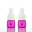 Small pink 2ml brown sample bottle with drip stick