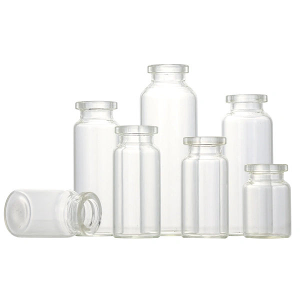 Transparent Tubular Medium Borosilicate Cosmetic  medicine vials