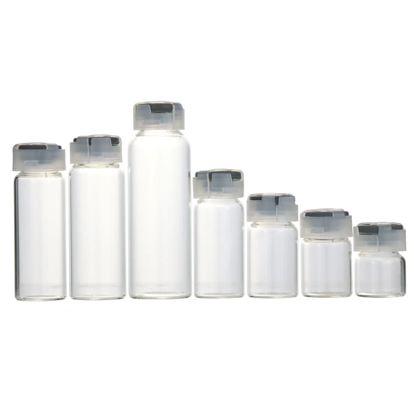 Transparent Tubular Medium Borosilicate Cosmetic  medicine vials