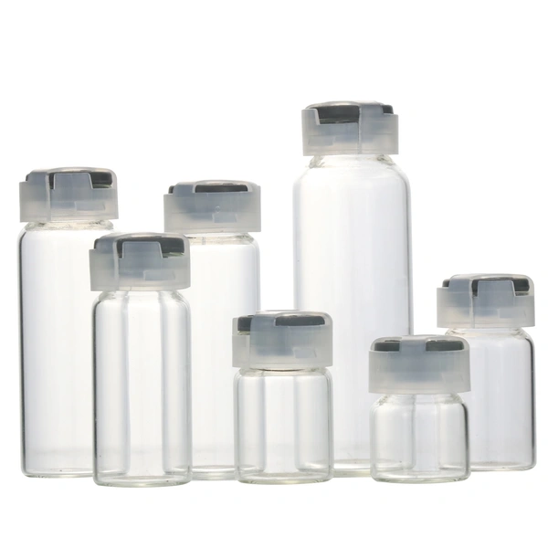 Transparent Tubular Medium Borosilicate Cosmetic  medicine vials