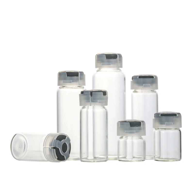 Transparent Tubular Medium Borosilicate Cosmetic  medicine vials