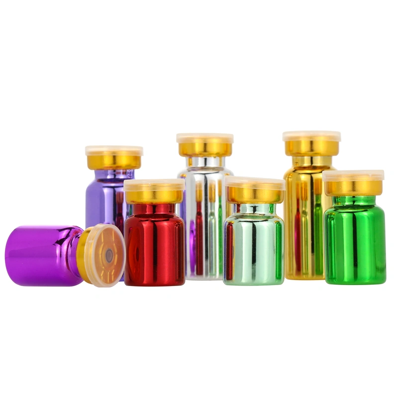 crimp clear amber pharmaceutical glass tubular vials injection bottles