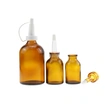 wide mouth Amber Clear Pharmaceutical Capsule Medical Pill Glass Bottle