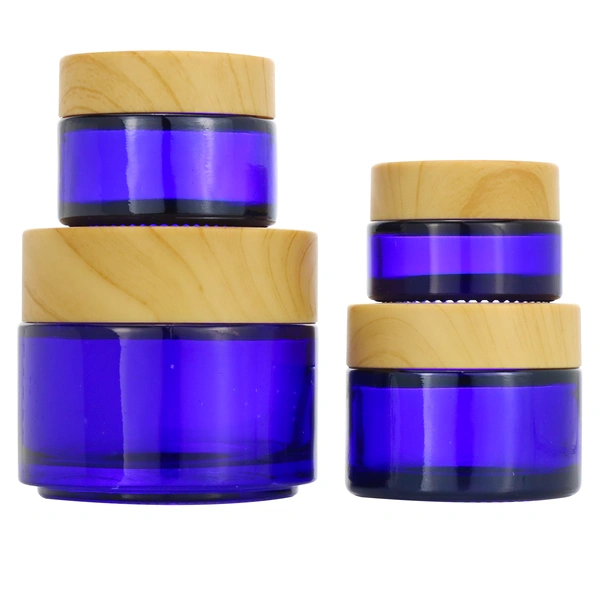 Green Glass Jar,Green Glass Cream Jar,100g Glass Cosmetic Jar