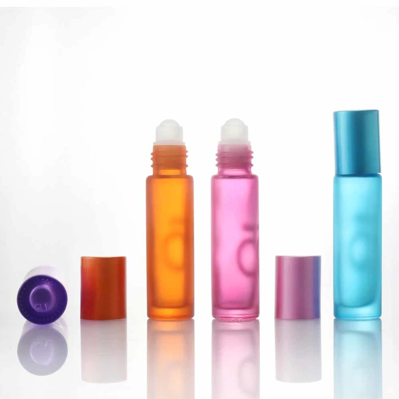 custom empty essential oil perufme roll on roller ball bottles