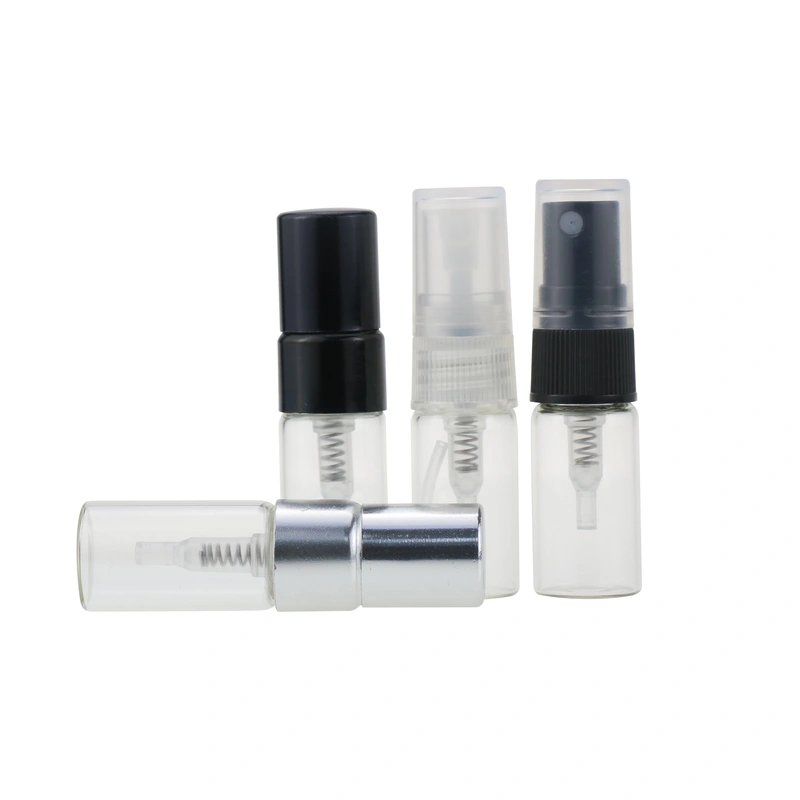 mini atomizer bottle 2ml 3ml 5ml pressure glass perfume spray vials