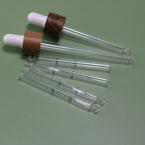 dropper caps for 30ML Glass Bottles with graduated glass pipette