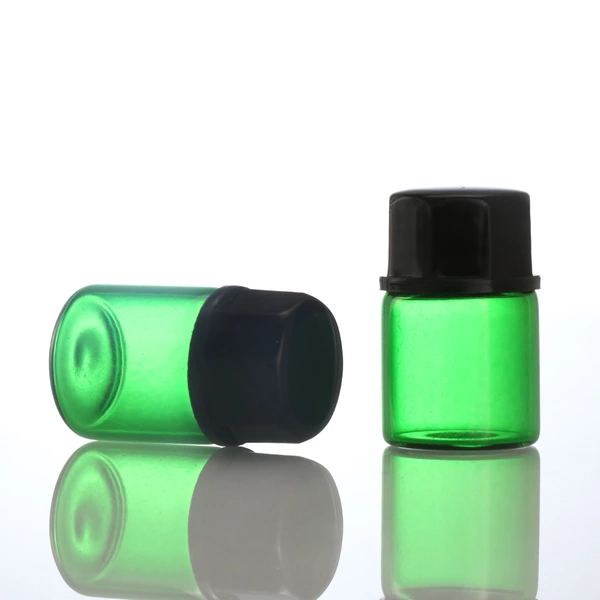 2ml Dropper Glass Essential Oil Sample Vials Bottle 