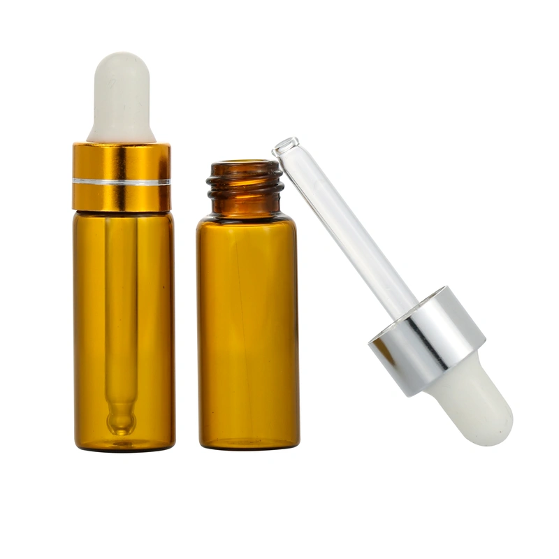 For Perfume Screw Dropper Glass Oil Sample Vials Bottle with Cap