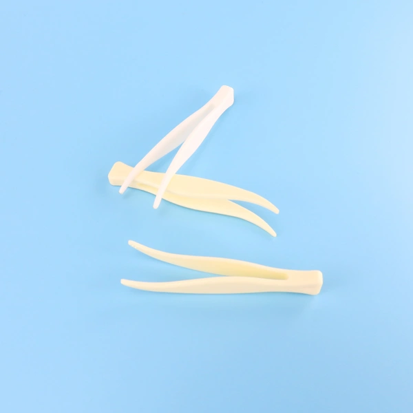 Double Eyelid Tap Stick Tweezers Cosmetic Lenses Case Silicone Tip