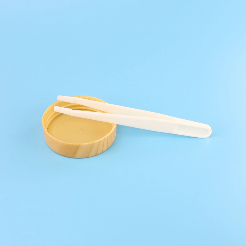 Double Eyelid Tap Stick Tweezers Cosmetic Lenses Case Silicone Tip