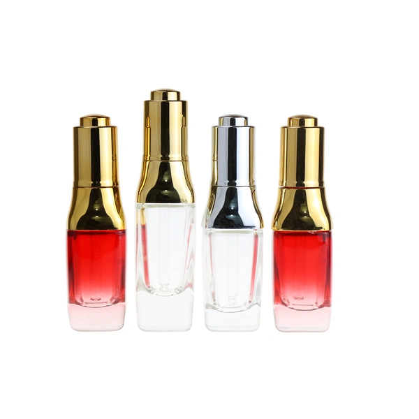 Cube Quality Thick Essential Oil Glass Dropper Bottle 30ml