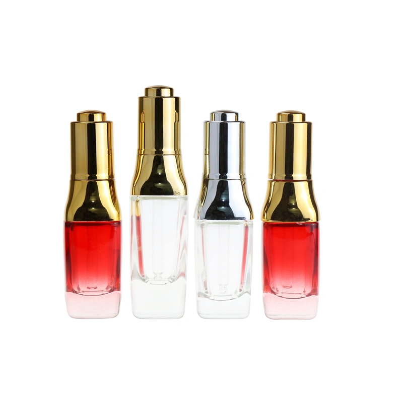 Cube Quality Thick Essential Oil Glass Dropper Bottle 30ml