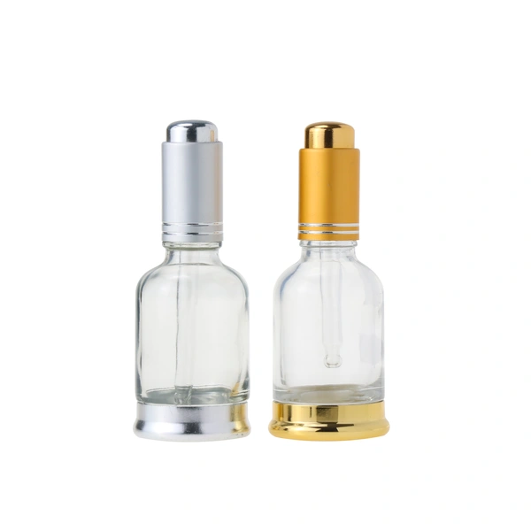 Oil Luxurious Bottle clear glass packaging dropper bottle