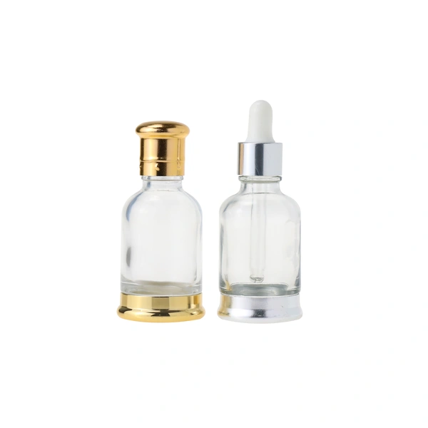 Oil Luxurious Bottle clear glass packaging dropper bottle
