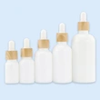 10ml Bamboo Top Amber Essential Oil Glass Dropper Bottle with Dropper