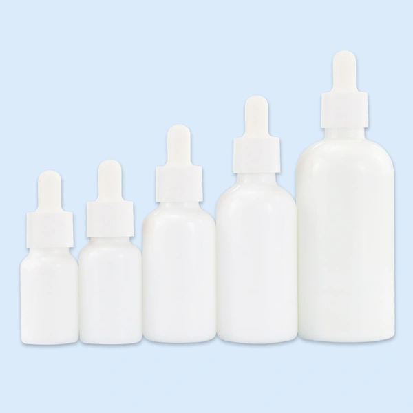  Essential oil Empty Amber Square Glass Dropper Bottle with Pipettes