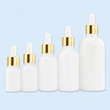 White Essential Oil Serum Glass Dropper Bottle For lotion