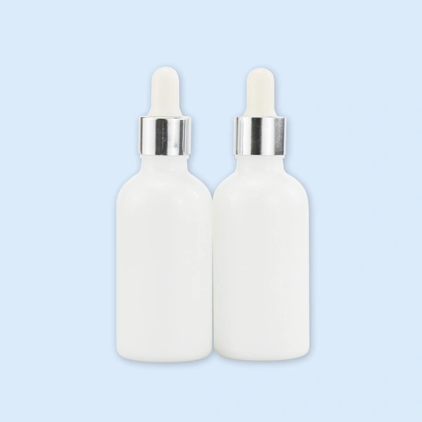 White Essential Oil Serum Glass Dropper Bottle For lotion