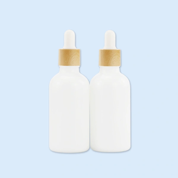White Essential Oil Serum Glass Dropper Bottle For lotion