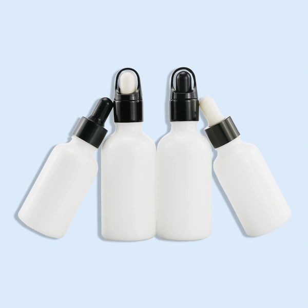 30ml 50ml 100ml amber white euro dropper essential oil bottle
