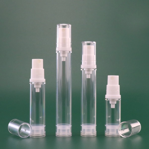 5ml 10ml 12ml 15ml Portable Customized Plastic AS Airless Pump Bottle For Cosmetics