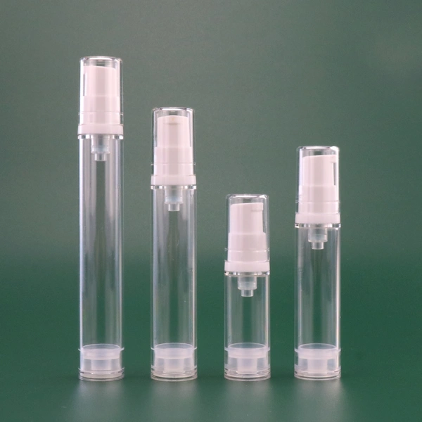 5ml 10ml 12ml 15ml Portable Customized Plastic AS Airless Pump Bottle For Cosmetics