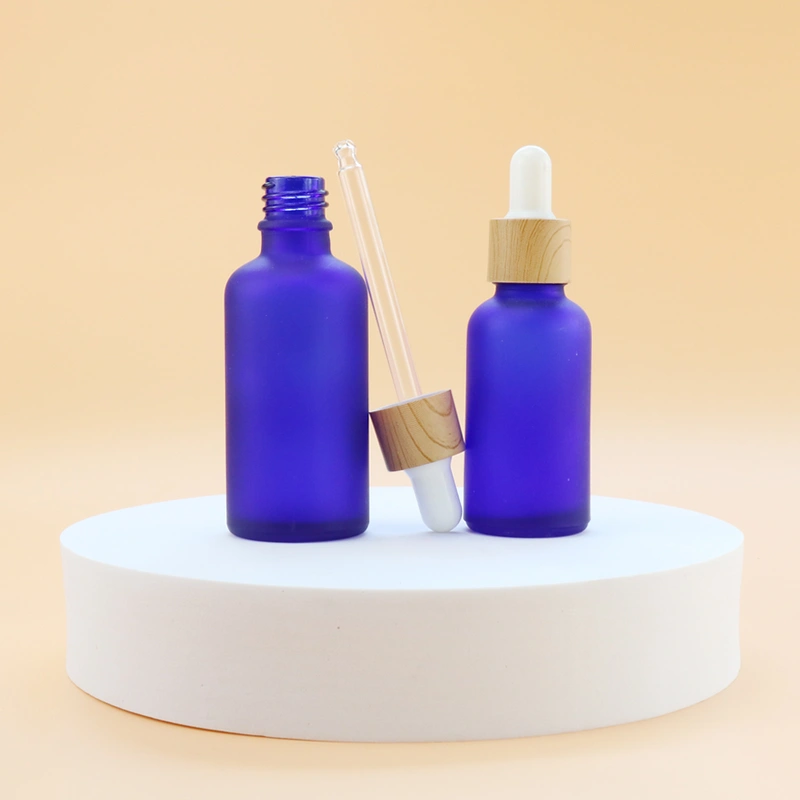 New design black dropper dispensing glass bottle for essential oil