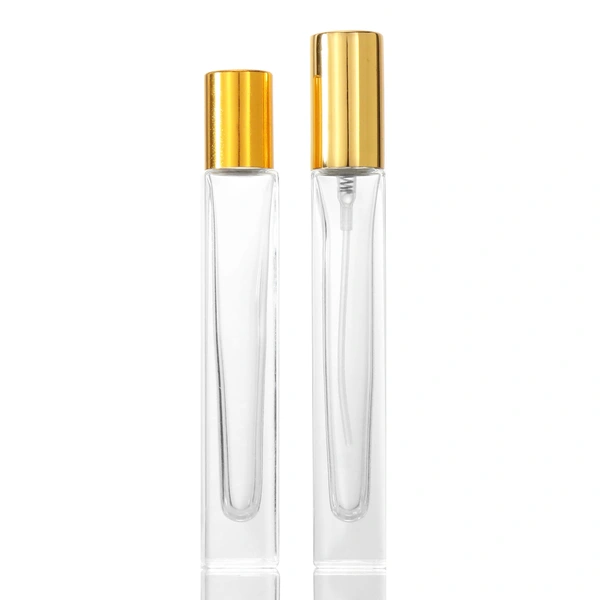 Free Sample 10ml Custom Screw Clear Spray Glass Perfume Bottles