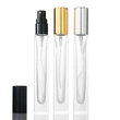 Free Sample Clear Tube Empty Vial 10ml Glass Perfume Spray Bottle