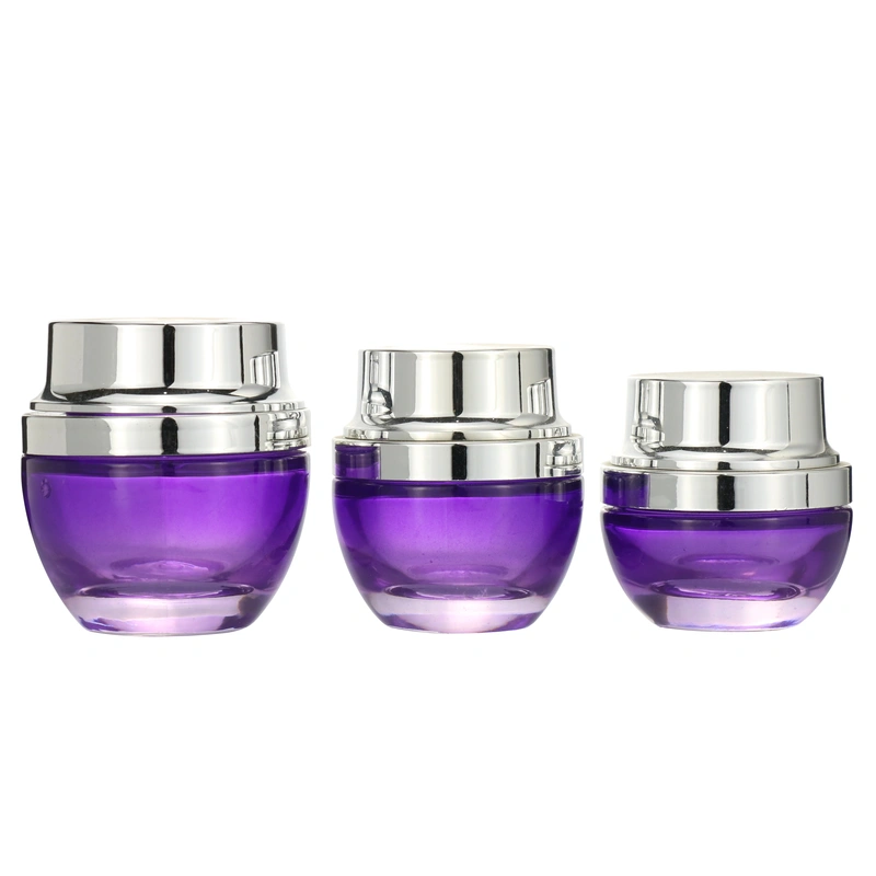 Luxury Cosmetics Packaging Glass Bottle and Cream Jar  For Skincare