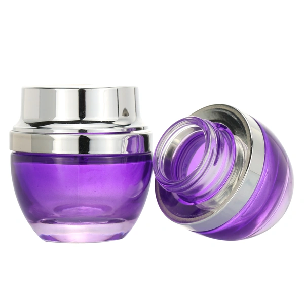 Luxury Cosmetics Packaging Glass Bottle and Cream Jar  For Skincare