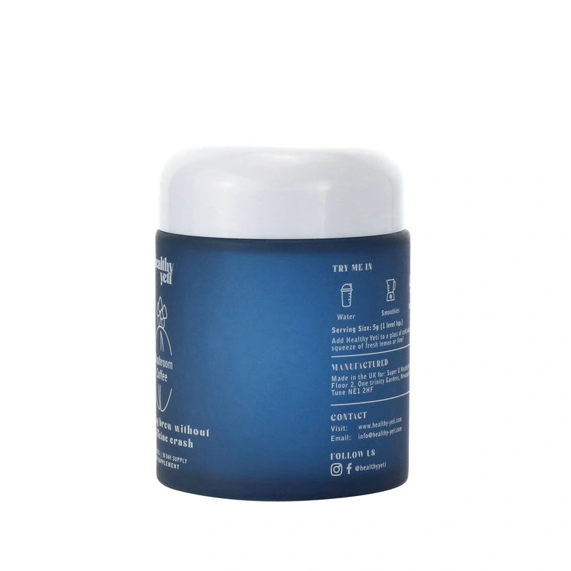 100g Eye Face Cream Empty Round Blue Amber Green Glass Cream Jar