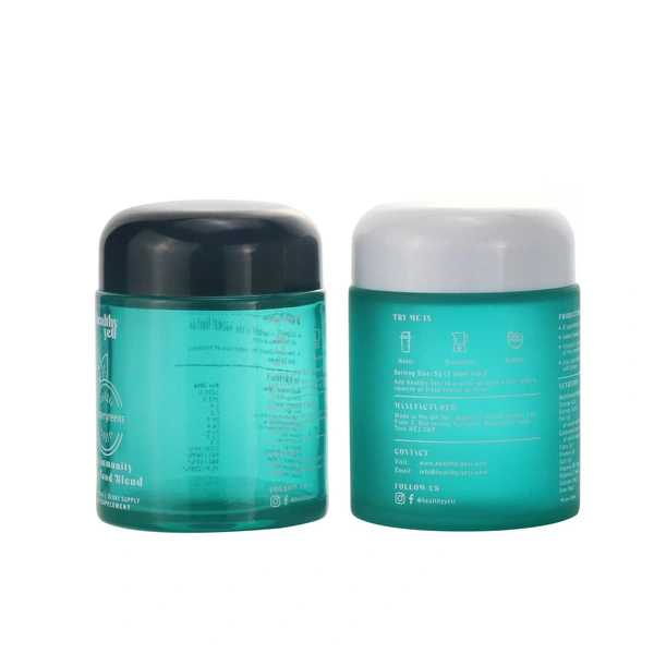 Luxury Matte Facial Lotion Care Cream Jar Glass Cosmetic Cream Jar