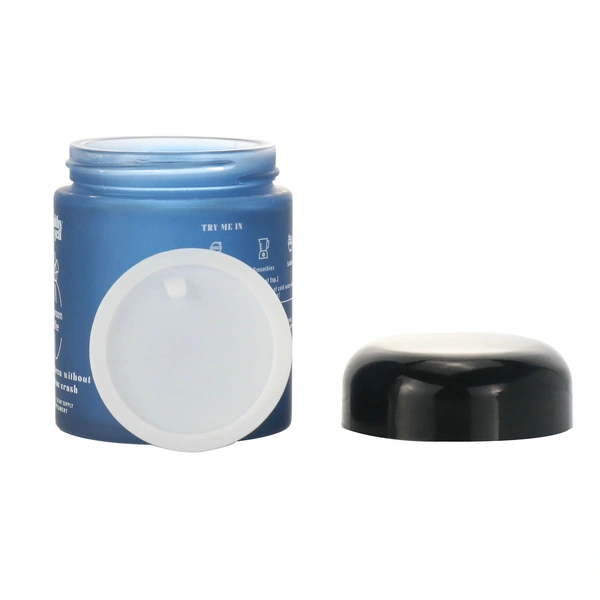 Luxury Matte Facial Lotion Care Cream Jar Glass Cosmetic Cream Jar