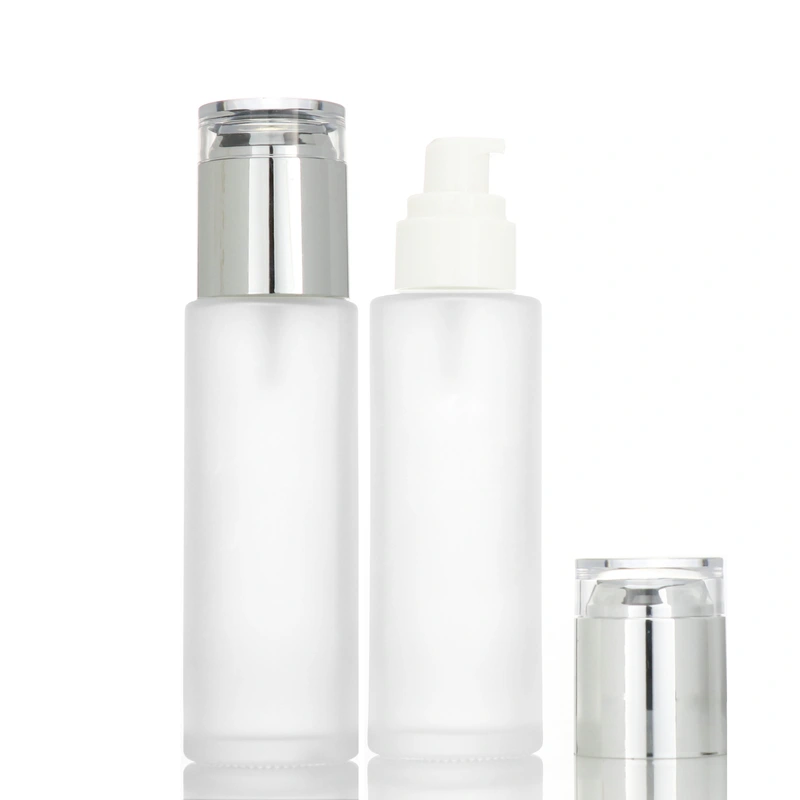 Luxury glass Lotion Containers 100ml Skincare Packaging Bottles