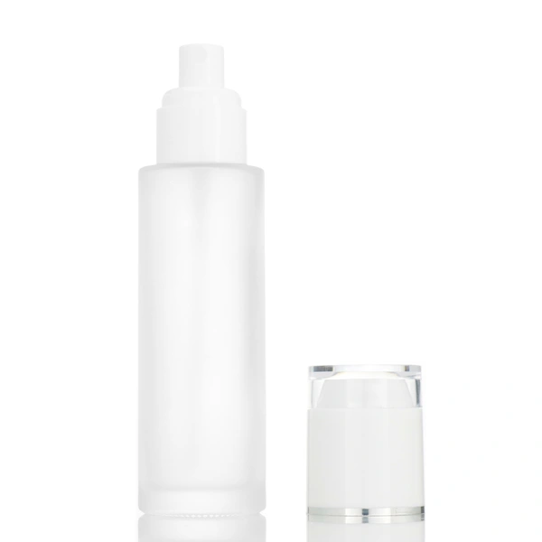 cosmetic pump glass lotion bottle skin care packing