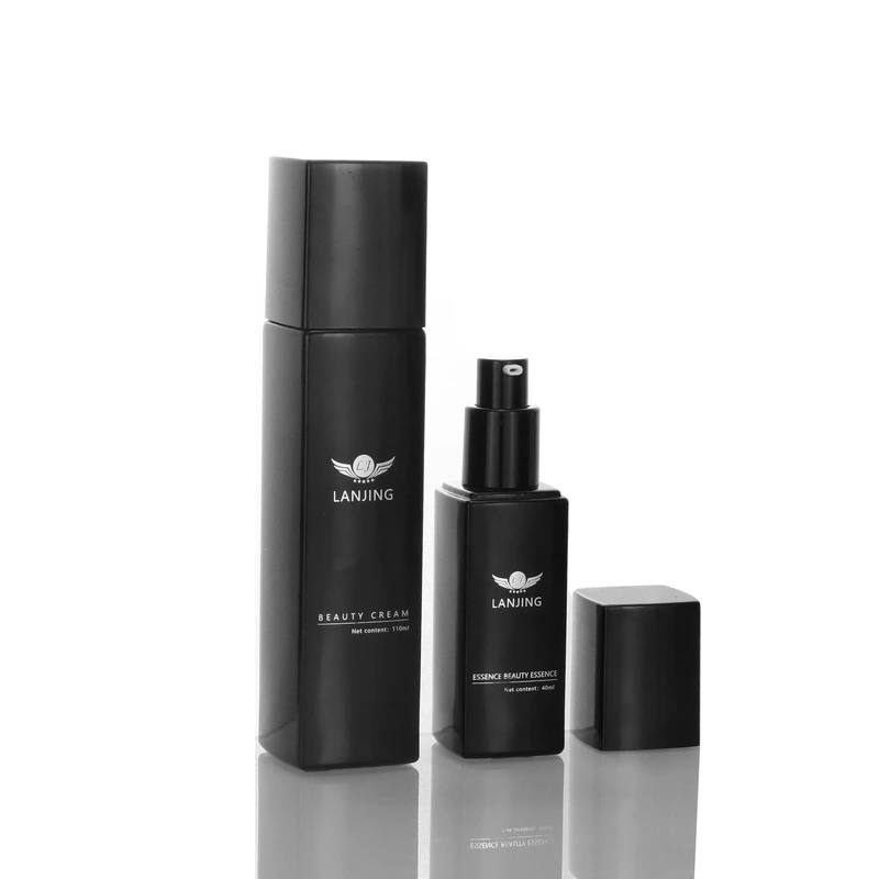 100ml frosted skin care serum packaging glass cosmetic serum bottle