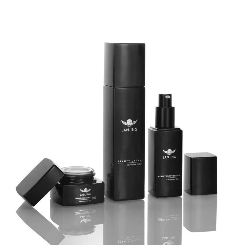 100ml frosted skin care serum packaging glass cosmetic serum bottle