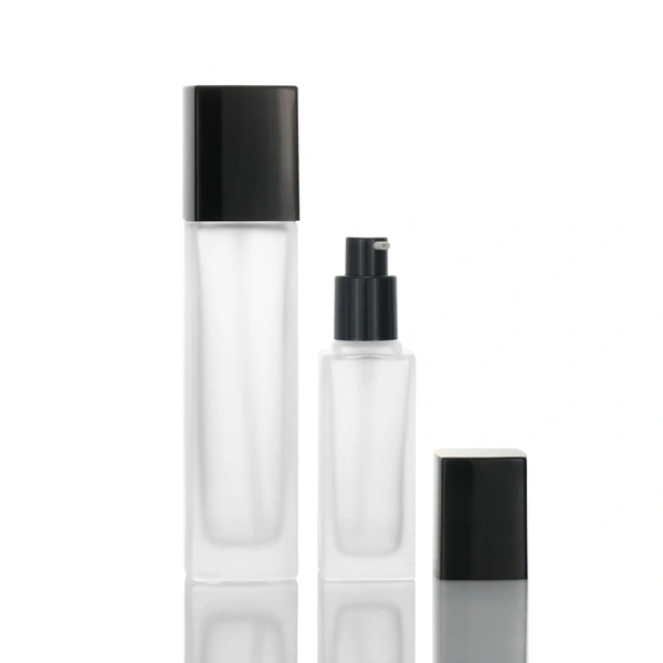 Luxury Glass Lotion Containers Skincare Packaging Cosmetic Bottles 