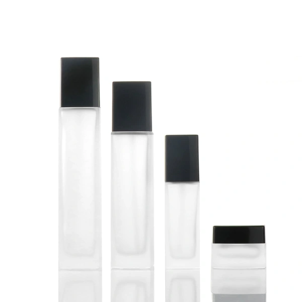 Luxury Glass Lotion Containers Skincare Packaging Cosmetic Bottles 