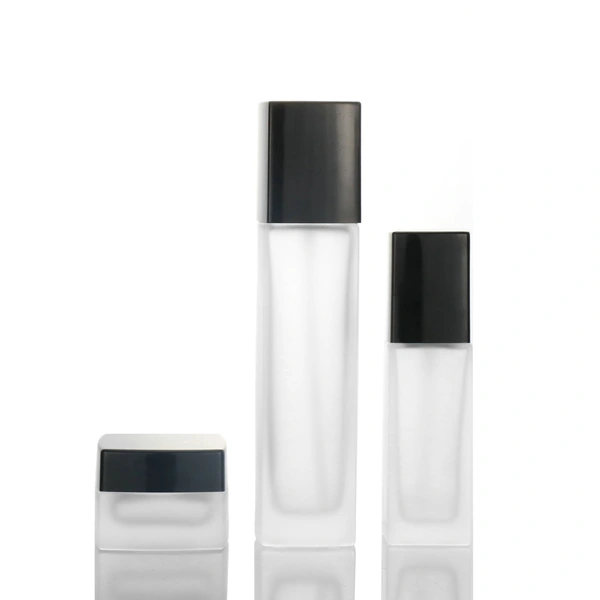 Luxury Glass Lotion Containers Skincare Packaging Cosmetic Bottles 