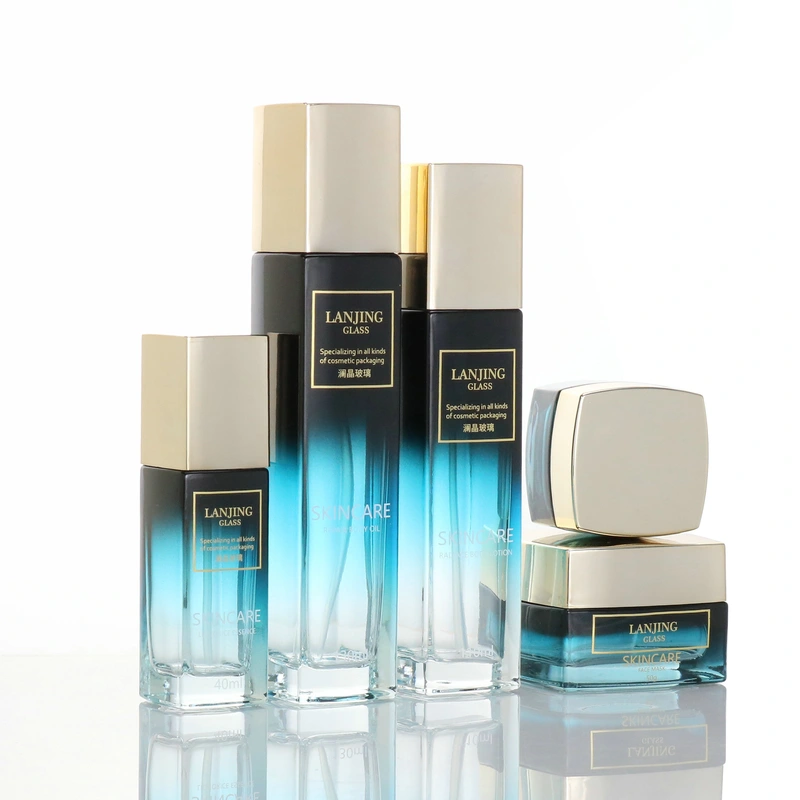 Frosted Glass Bottle 100ml Skincare Container 120ml Glass Oil Bottle 