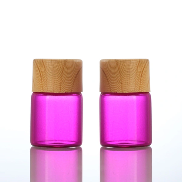 Sample  Glass Bottle Clear Amber Tube Glass Vial Of Screw Cap