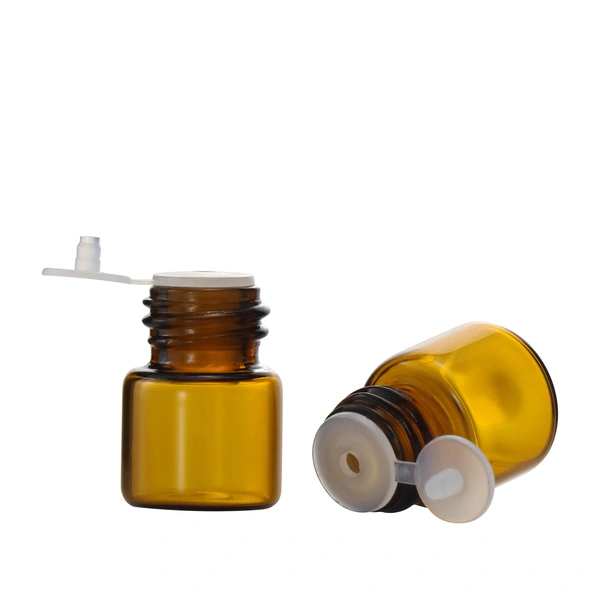Free Empty Sample Oil Sample Glass Bottle Amber Tube Glass Vial 