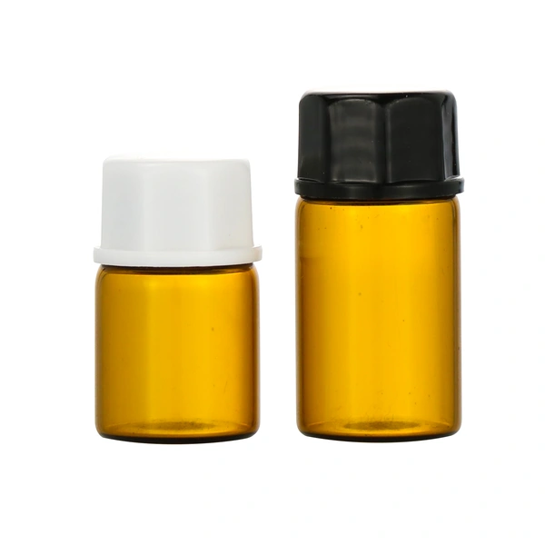 Free Empty Sample Oil Sample Glass Bottle Amber Tube Glass Vial 