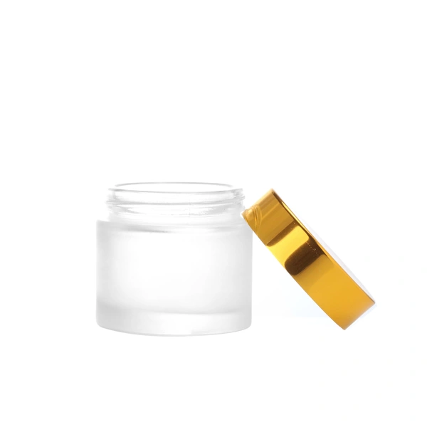 Round cosmetic packaging container 50g face cream jar for skincare 